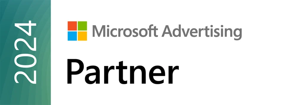 Microsofts annonseringspartnerlogo.